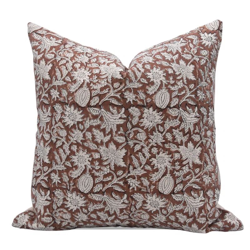Wilford Kniff Edge Cotton Indoor/Outdoor Pillow Cover | Wayfair North America