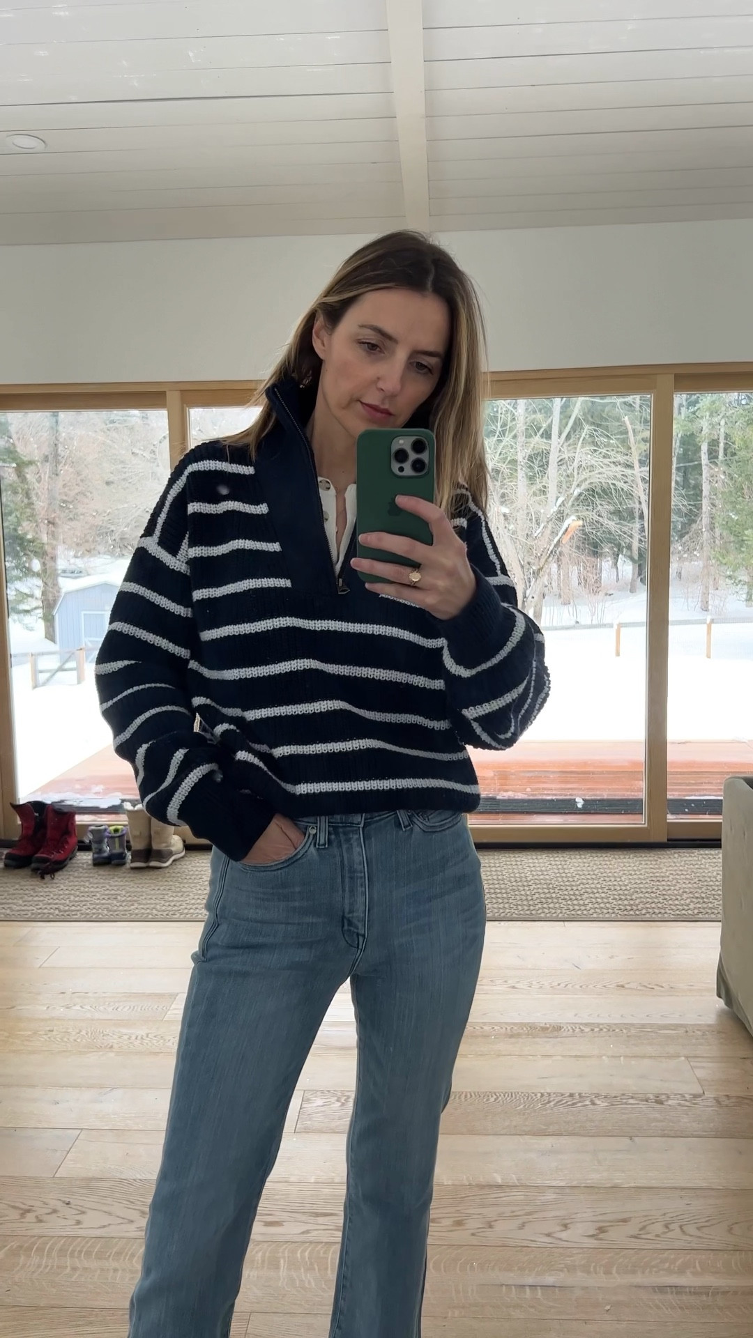 The best jeans for spring can’t decide if I like the dark wash or light wash better  

#LTKstyletip #LTKSeasonal