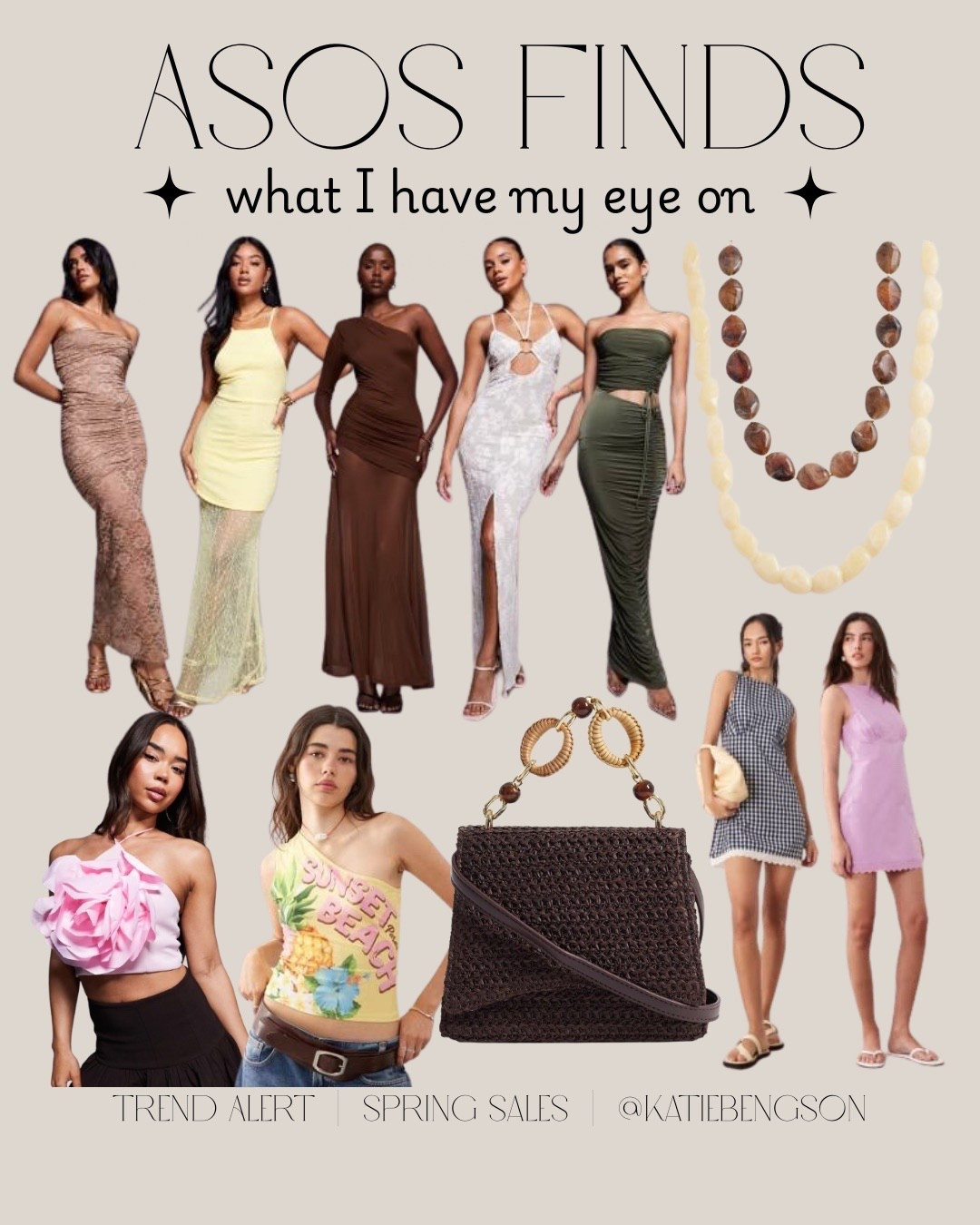 ASOS finds - what I have my eye one, sale finds, spring outfits, summer outfits, cocktail dress, mini dress, maxi dress, vacation dress, date night dress, sexy dress, special occasion dress, beaded necklace, spring break outfits 

#LTKSaleAlert #LTKootd #LTKSeasonal