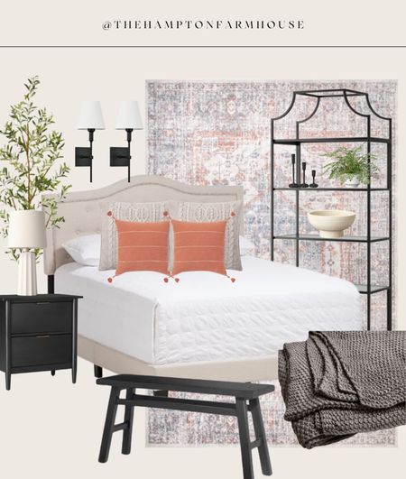 Budget friendly master bedroom with a pop of color! ⚡️

Bedroom | book shelf | bench | bedroom | nightstand | end table | sconce lights | bedding | quilt 

#LTKstyletip #LTKunder50 #LTKhome