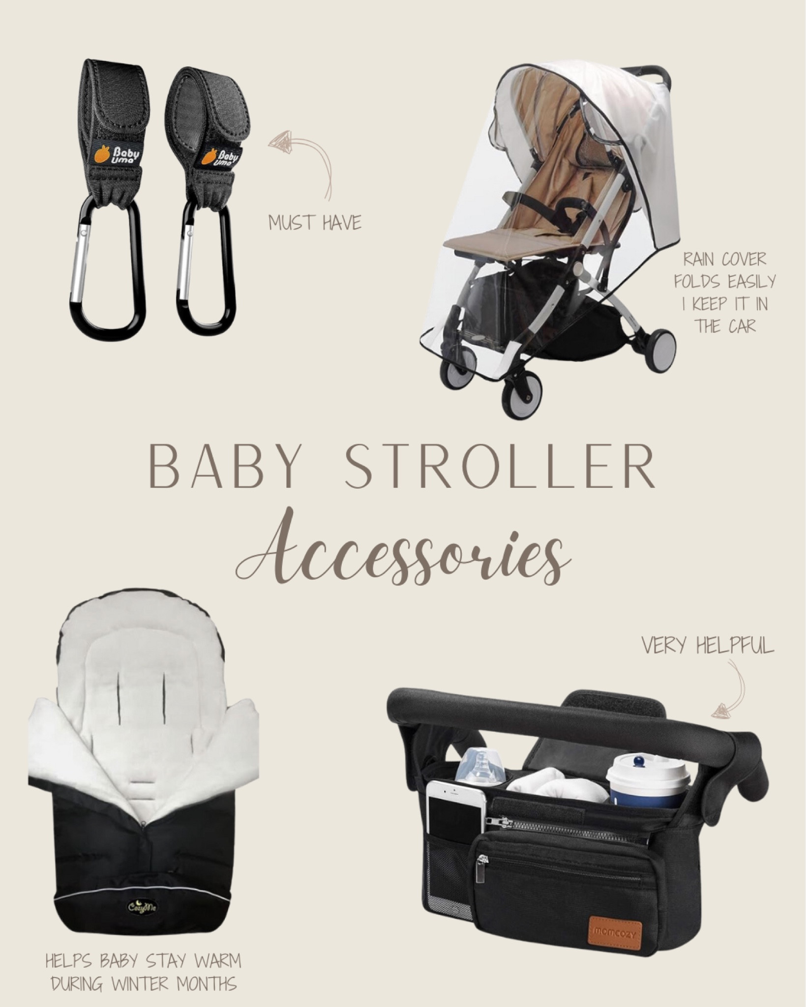 A few stroller accessories/items I recommend to have for your baby💛

#LTKKids #LTKFamily #LTKBaby