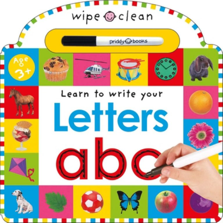 Roger Priddy: Wipe Clean: Letters (Revised edition) (Hardcover) | Walmart (US)