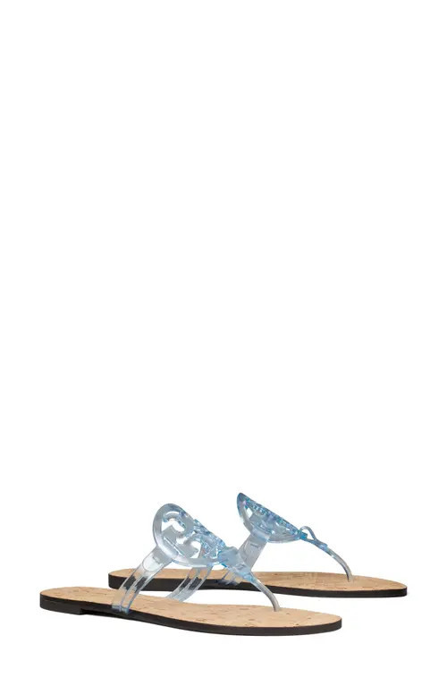 Tory Burch Miller Jelly Thong Sandal in Pale Blue at Nordstrom, Size 9.5 | Nordstrom