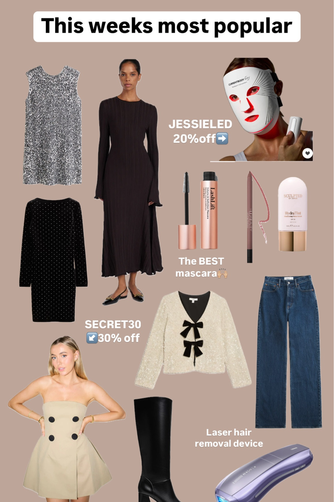 This weeks most popular (with some discount codes 🫶🏼)

#LTKbeauty #LTKCyberWeek #LTKwinter