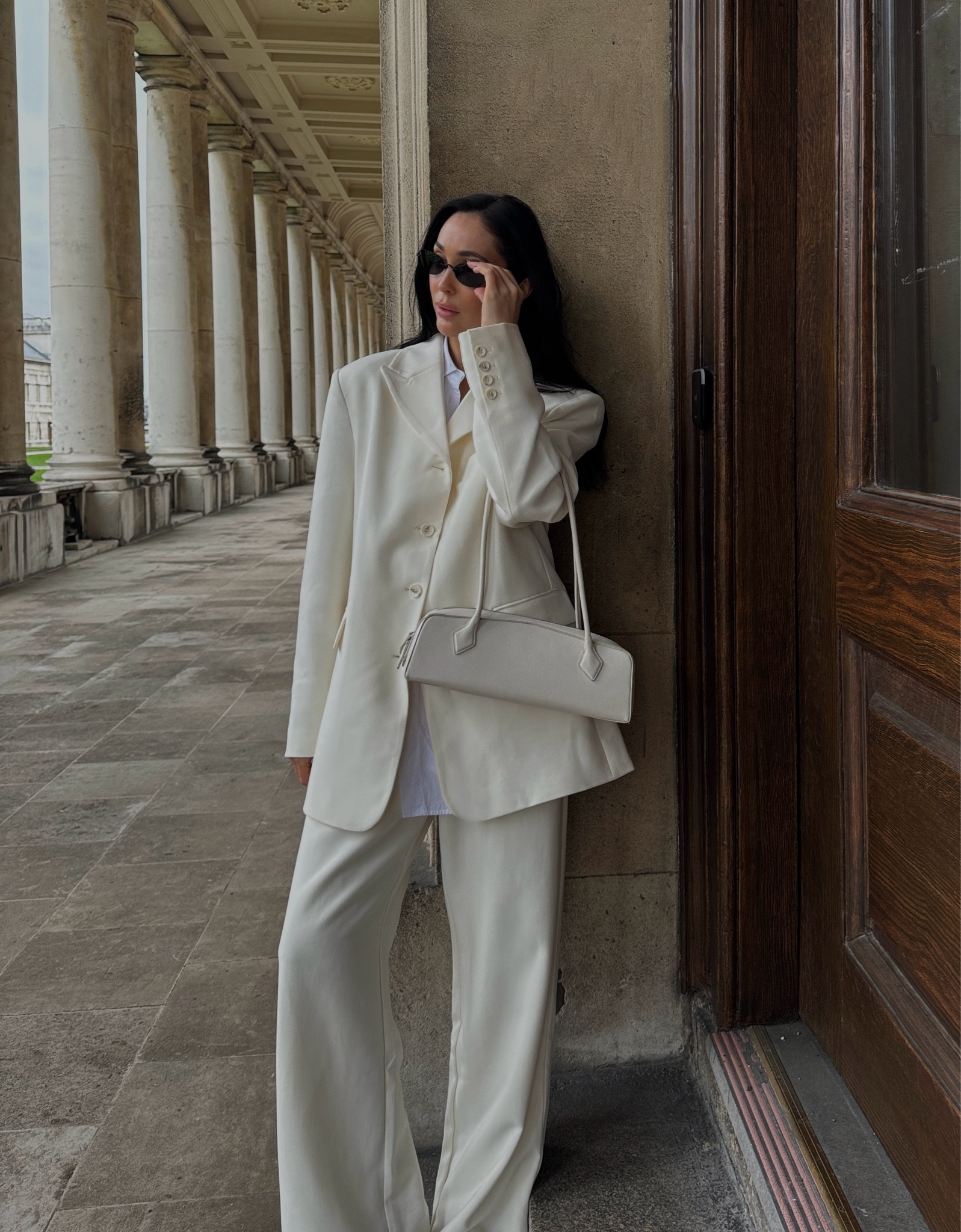 Winter Whites. The perfect off white suit from Dissh. I’m wearing a size S in the blazer, XS in the trousers. Now 25% off 

#LTKeurope #LTKCyberWeek #LTKluxury