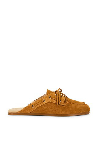 RAYE Vivienne Boat Mule in Tan. - size 5.5 | Revolve Clothing (Global)