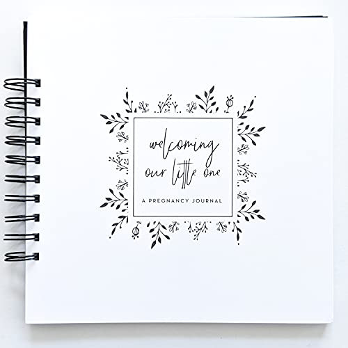 Pregnancy Journal, Black and White: A nine-month journal to document every important pregnancy mi... | Amazon (US)