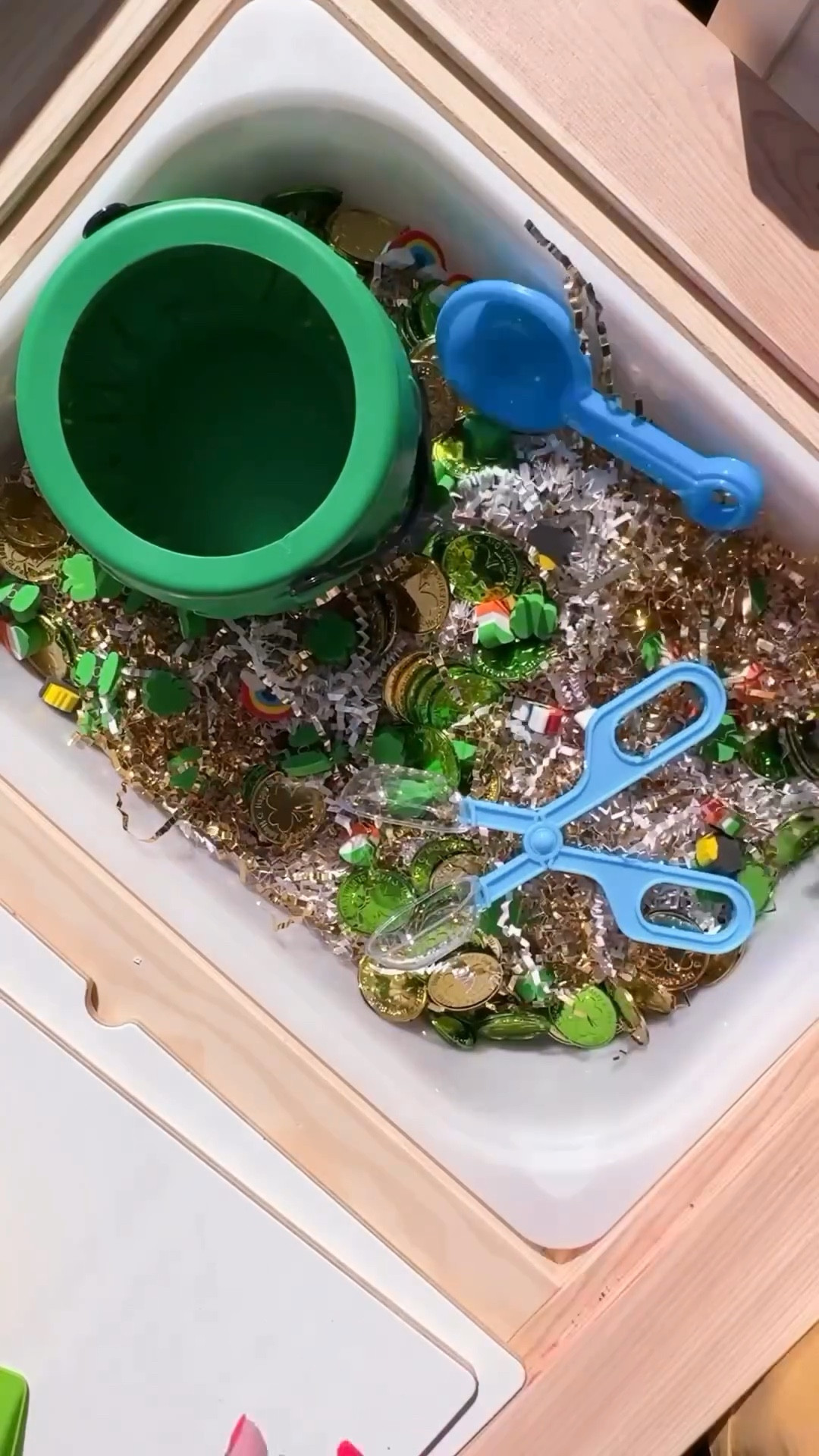 LET’S MAKE A LUCKY SENSORY BIN for my toddler☘️

Creating St. Patrick’s Day magic at home is easy with a DIY toddler sensory bin! 🍀✨ I grabbed everything from Amazon & it was so fun to put together! Engage your little one with this easy and adorable activity - my three year old has stayed busy playing with this one for hours!

#StPatricksDayFun #ToddlerActivities #AtHomeWithKids 

#LTKfamily #LTKSeasonal #LTKkids