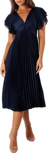 Nova Flutter Sleeve Midi Dress | Nordstrom