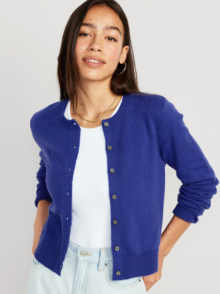 SoSoft Cropped Cardigan Sweater for Women | Old Navy (US)