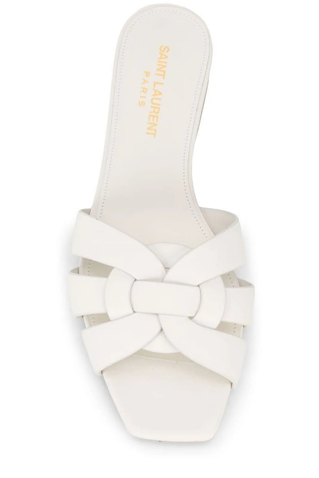 Saint Laurent Tribute Flat Sandals | Cettire Global