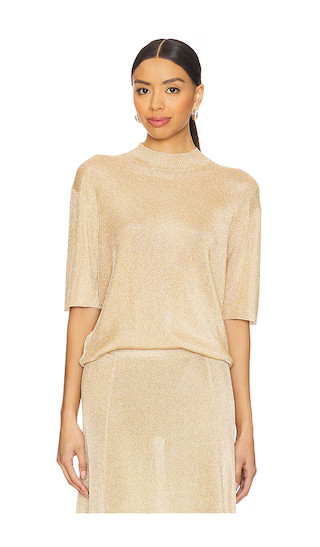 Iris Knit Top in Linen Beige | Revolve Clothing (Global)