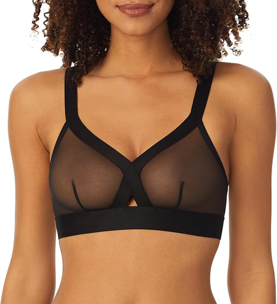 DKNY Women's Sheers Wirefree Softcup Bralette Bra | Amazon (US)