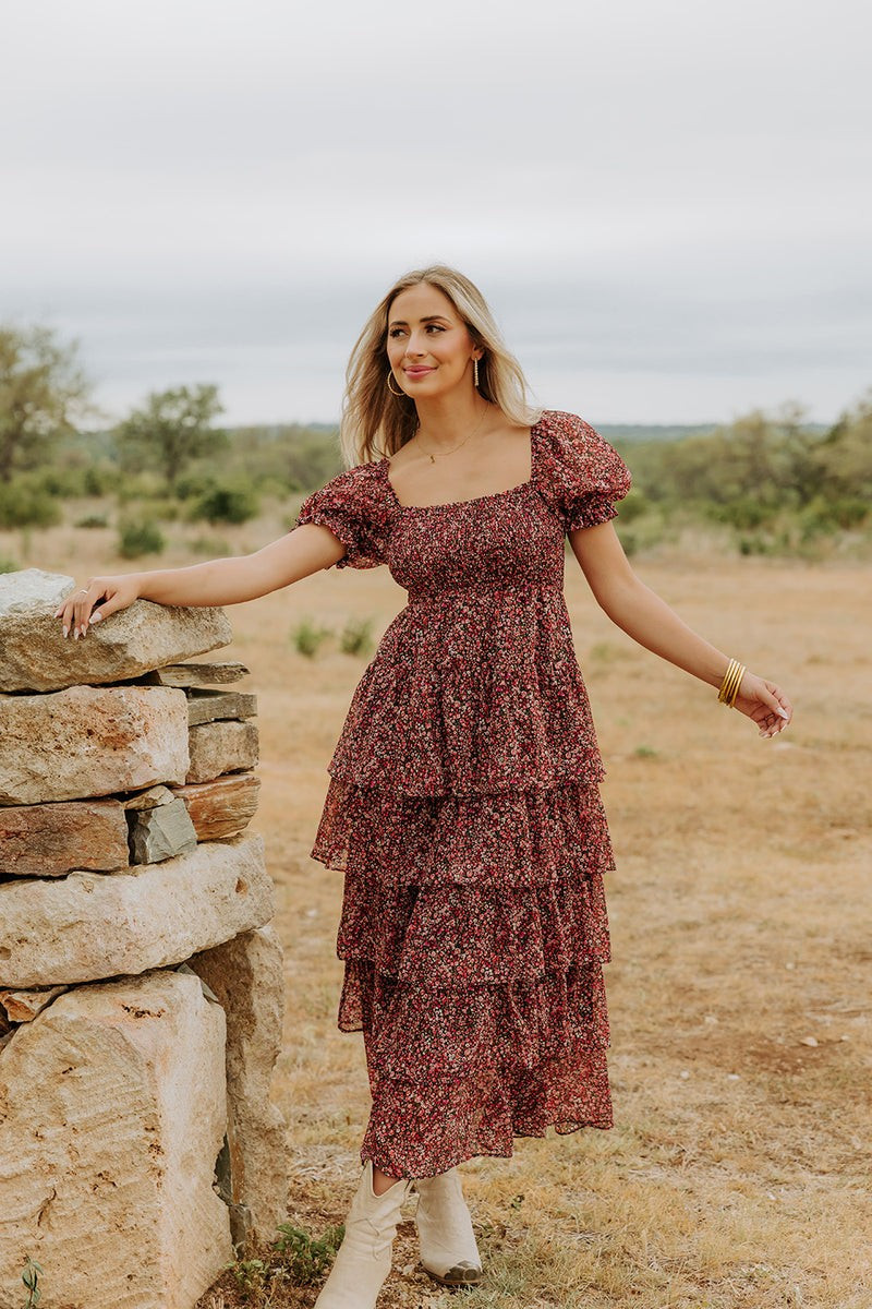BuddyLove | Marlee Short Sleeve Maxi Dress | Amour | BuddyLove