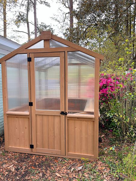 I turned this beautiful greenhouse into my chicken coop! They’re happy as can be 🐓

#LTKVideo #LTKhome