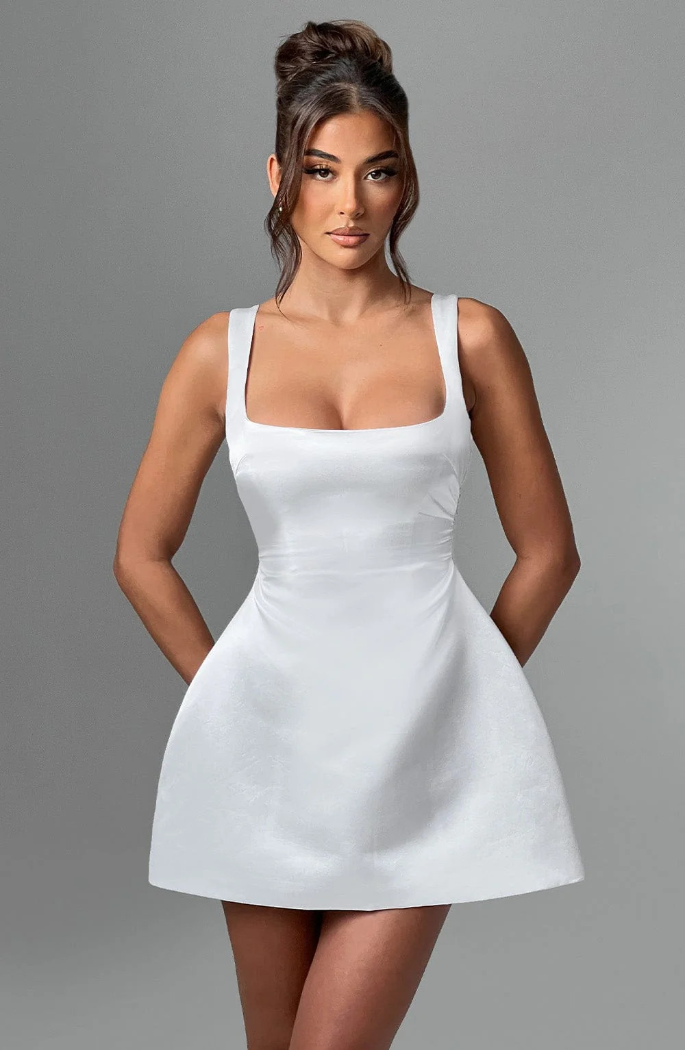 Sofie Mini Dress - Ivory | Babyboo (global)