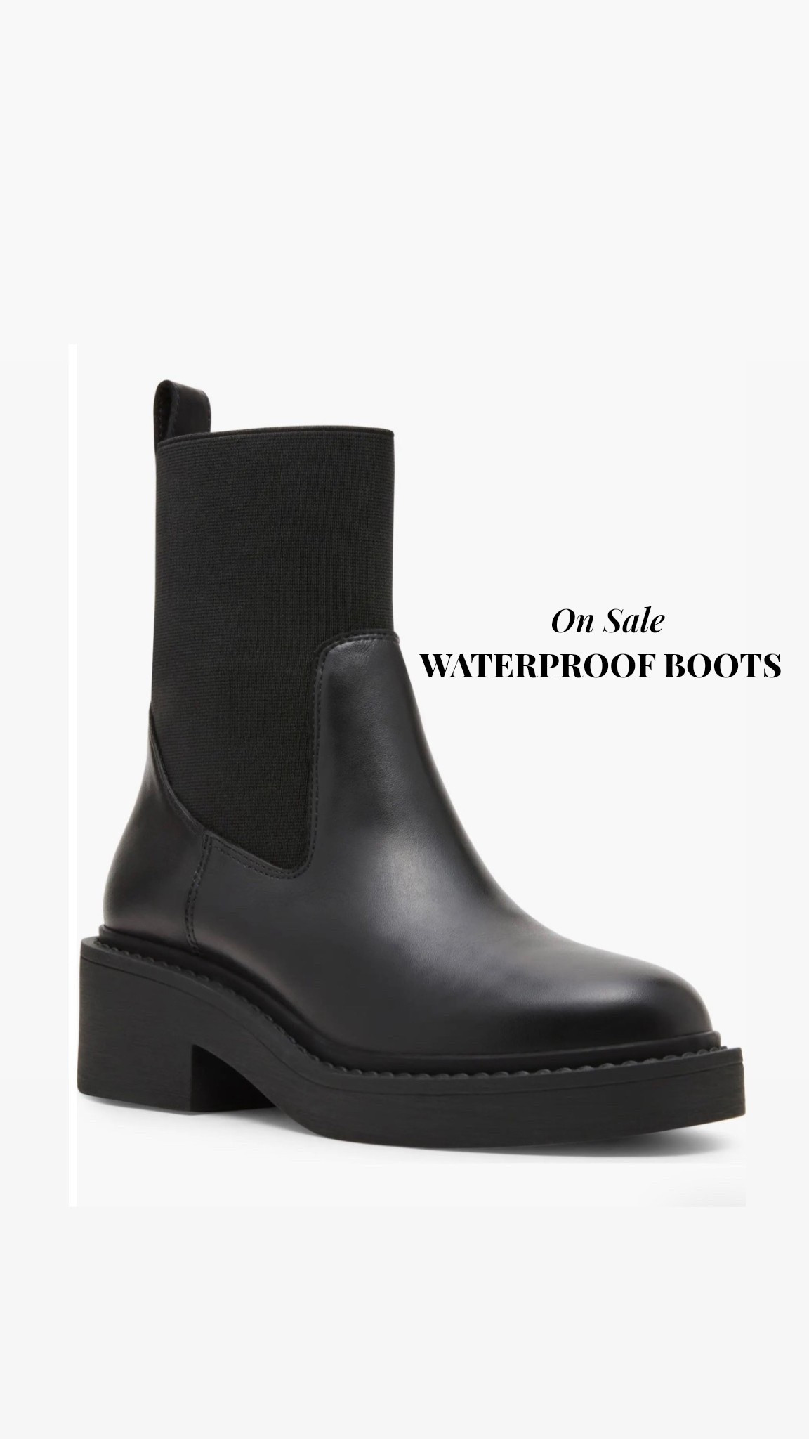 Waterproof boots are on sale at Nordstrom for their half yearly sale! 

Sam Edelman lug sole — my most recommended waterproof boot! Select colors are on sale 

#LTKFindsUnder100 #LTKSaleAlert