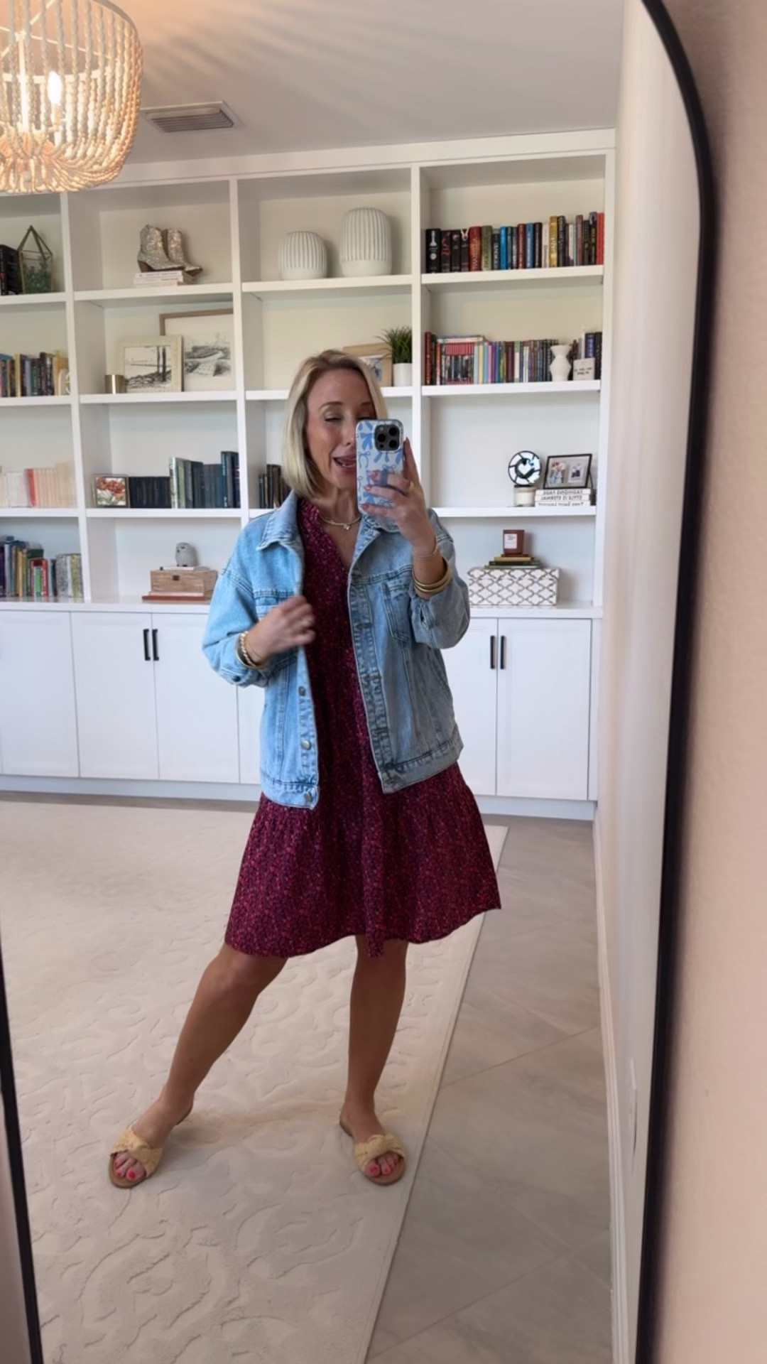 Walmart - finds under $20. Flutter Sleeve Mini Dress - size XS. $19.98. 6 colors. *Oversized Jean Jacket Casual Long Sleeve Button Down Denim Jacket

#LTKSeasonal#LTKOver40 

 