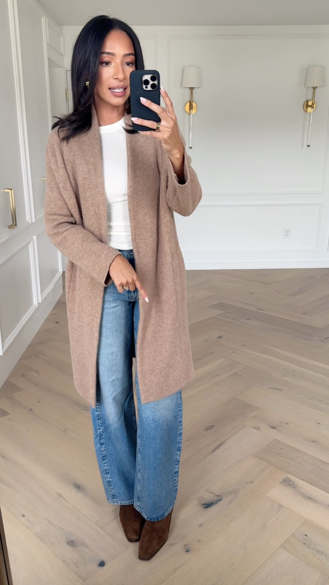 Nordstrom anniversary sale booties I’m obsessed with! Grabbed them in brown suede and black leather. I always size up 1/2 size in boots for thicker socks in the winter. Love that these are chic and sleek without a heel plus they’re under $100!!


Nsale
Fall outfit 

#LTKSaleAlert #LTKStyleTip