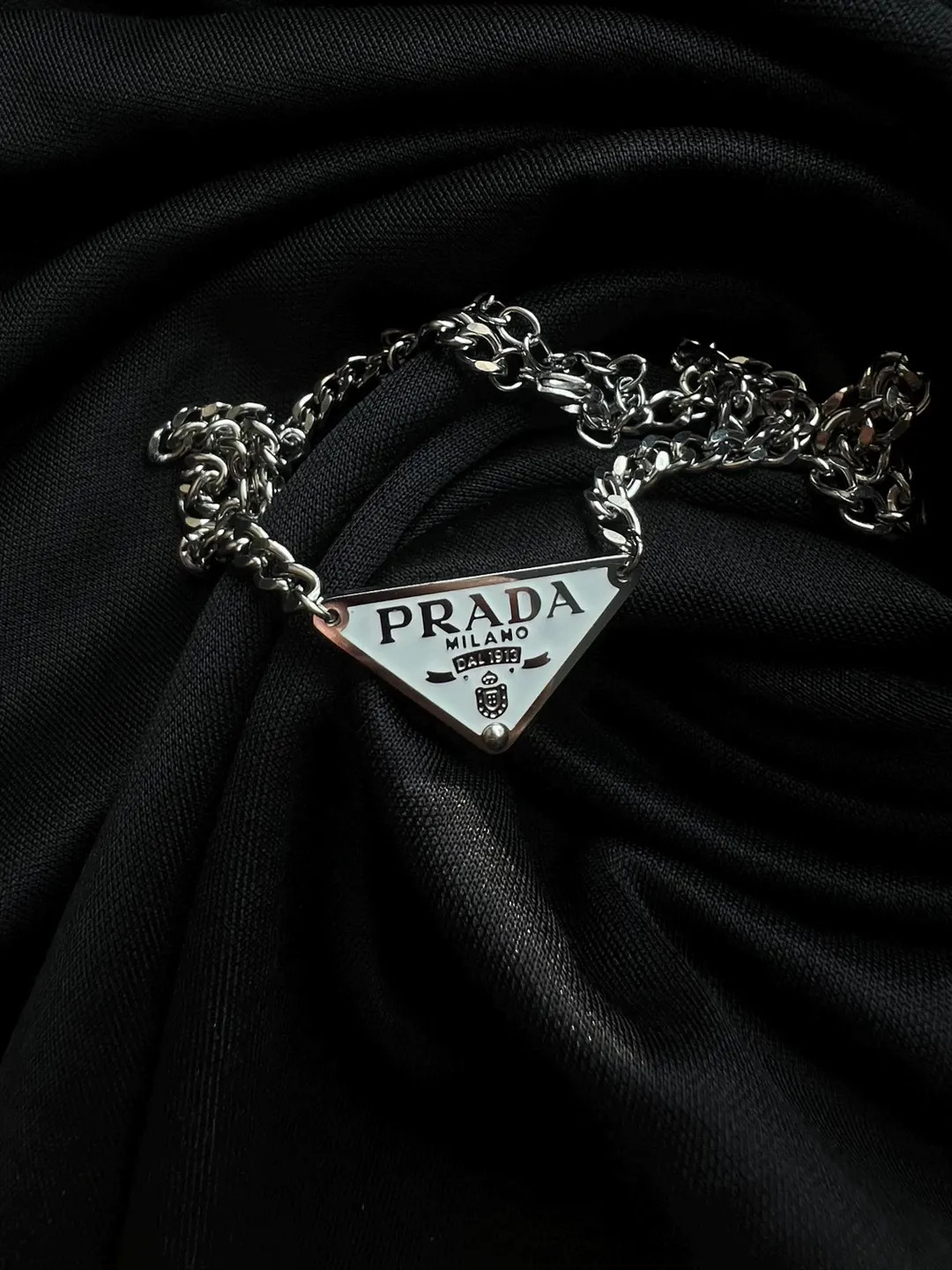 Prada Triangle Pendant Necklace | Etsy (Global)