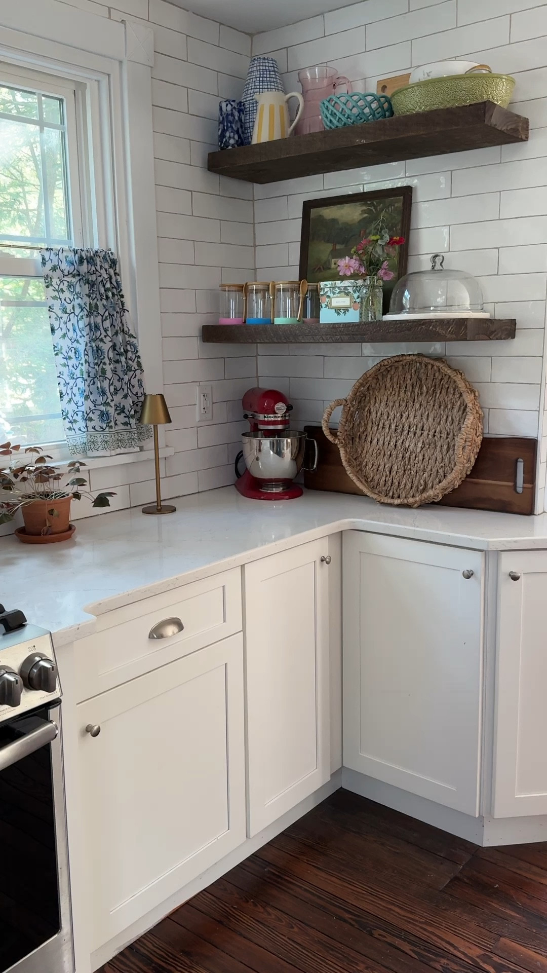 I recently added these cafe curtains to my kitchen & they’ve made such a difference! They give some texture, warmth, & color to an otherwise very white space! 

#LTKHome #LTKSeasonal #LTKVideo