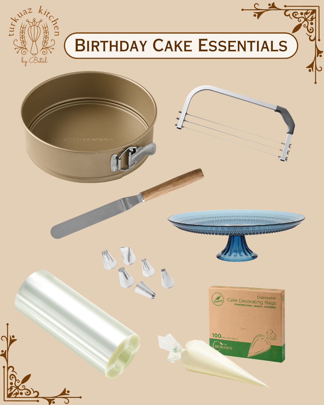Everything you need to make a Birthday Cake that looks as good as any bakery's! 

 #LTKGiftGuide #LTKHome #LTKFamily