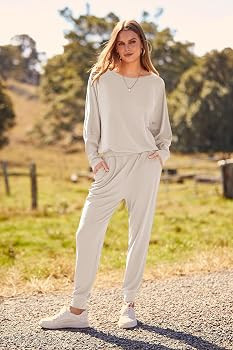 PRETTYGARDEN Women's 2 Piece Outfit Matching Lounge Set | Amazon (US)