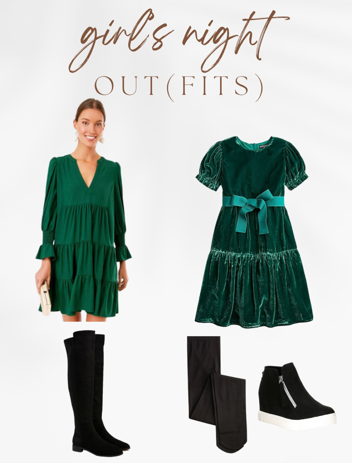 The nutcracker is my favorite Christmas tradition with my big girl! This year we matched a little and wore our holiday green dresses with black shoes. 

#LTKsalealert #LTKHoliday #LTKSeasonal