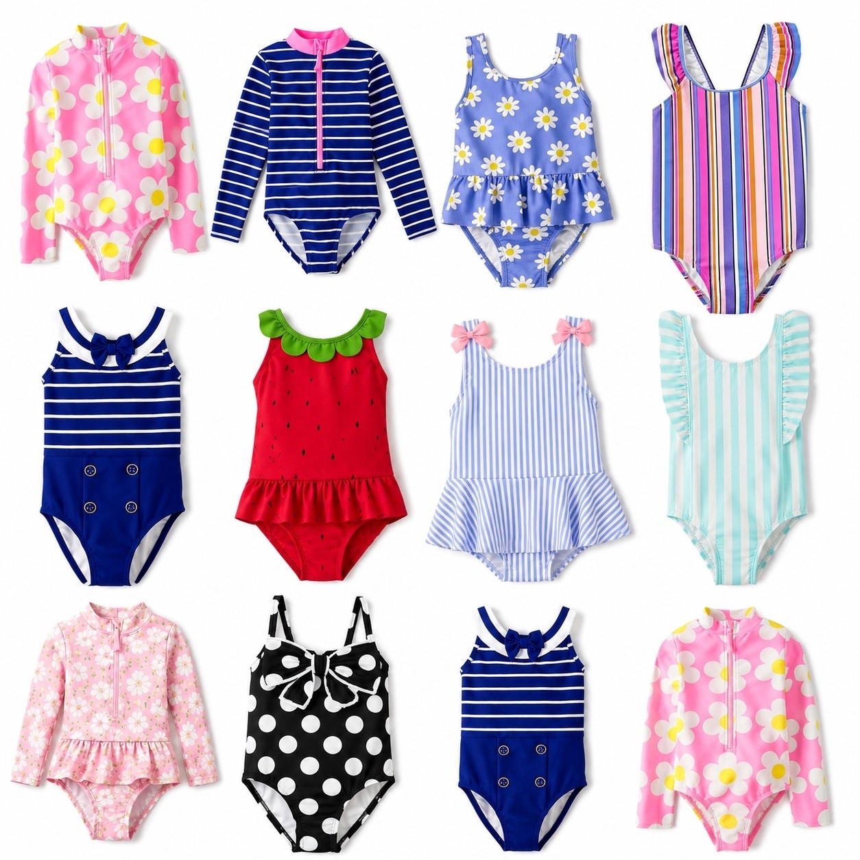 affordable summer suits for baby and toddler girls 😎🥰

#LTKKids #LTKSwim #LTKSeasonal