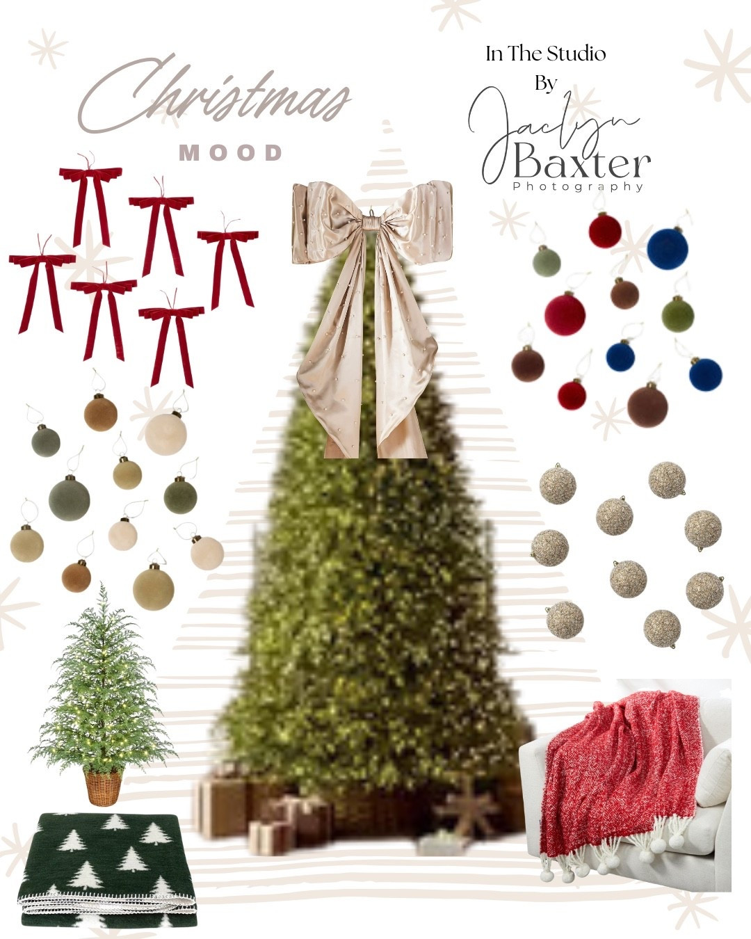 You know I’ve been dreaming things up for Christmas in The Studio since I knew I was getting the space! We’re going with deep, classic Christmas colors while leaning hard into a champagne neutral and topping it will some pearl for a glam touch!

#LTKHoliday #LTKSeasonal #LTKHome