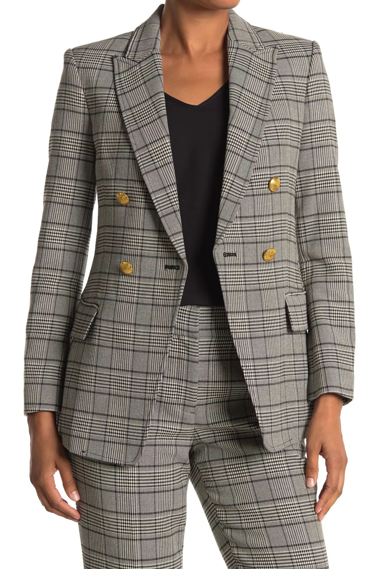 A.L.C. | Sedgwick Plaid Double Breasted Blazer | Nordstrom Rack | Nordstrom Rack