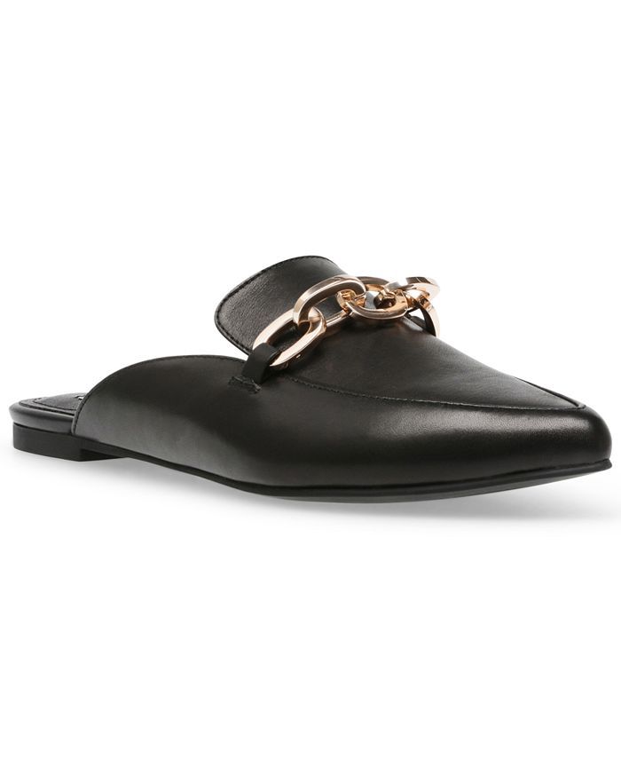 Steve Madden Women's Finish Chained Slip-On Mules & Reviews - Mules & Slides - Shoes - Macy's | Macys (US)