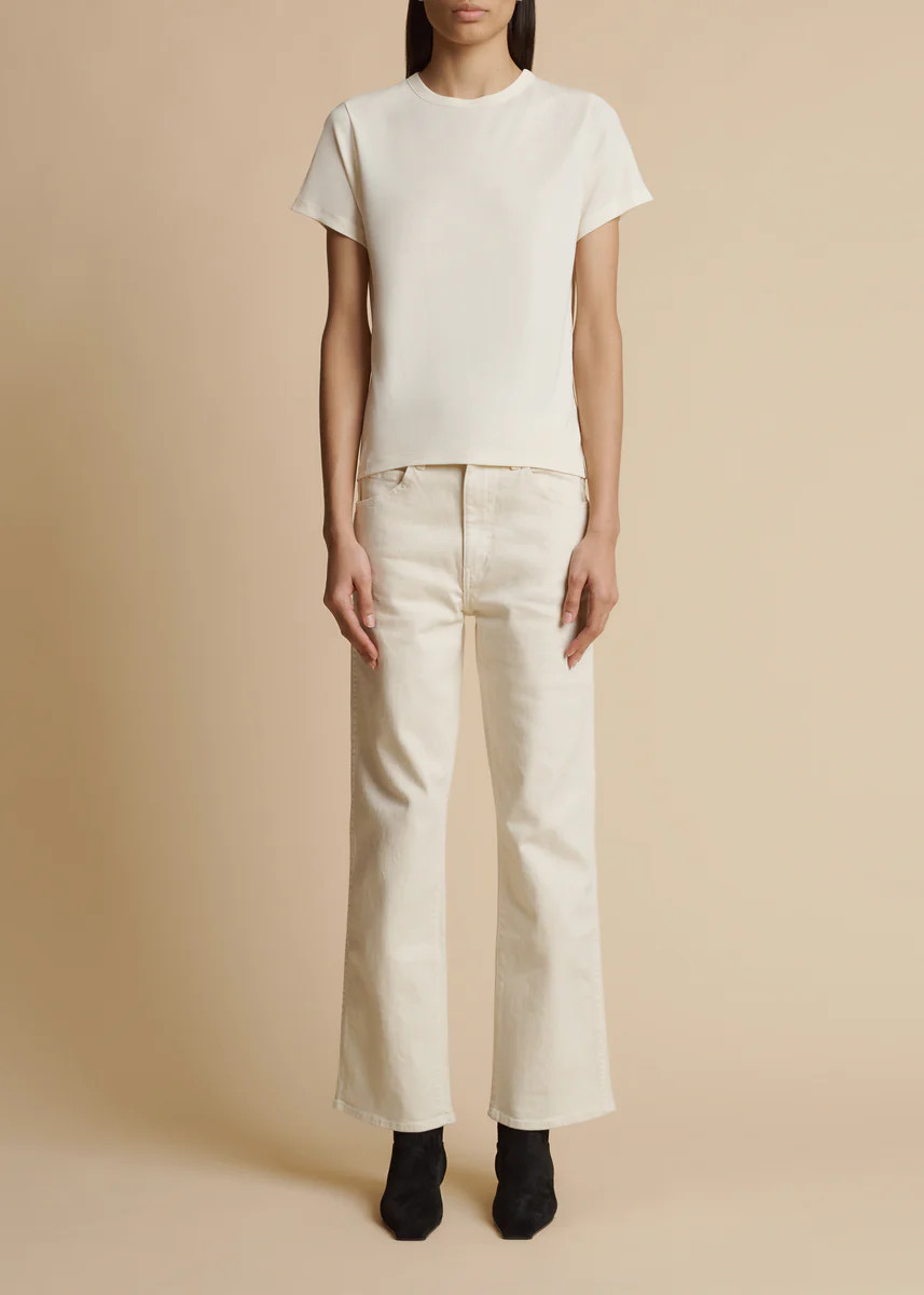 The Vivian Jean in Ivory | Khaite