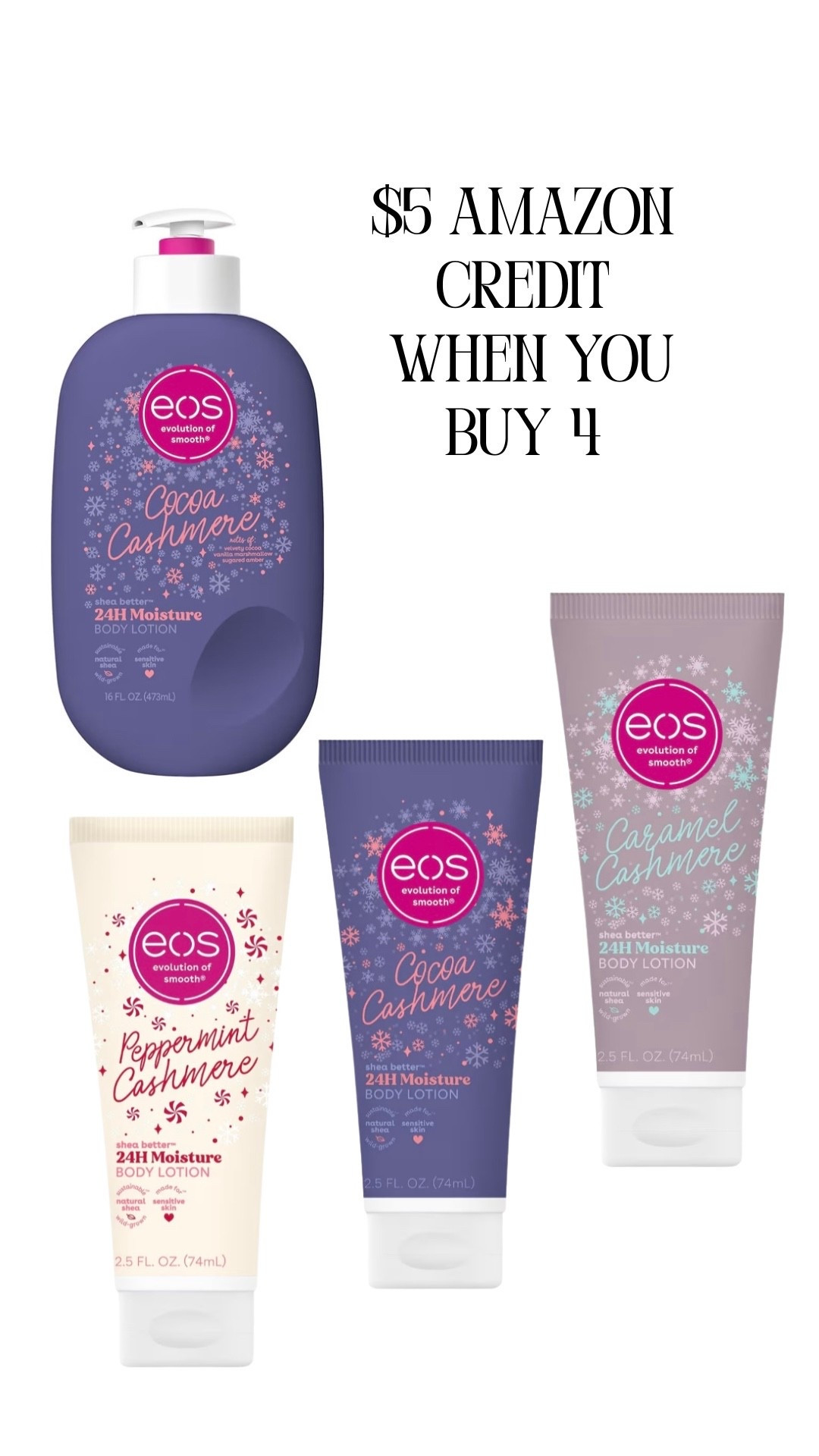 Buy 4, get an Amazon five dollar credit

#LTKFindsUnder50 #LTKBeauty #LTKSaleAlert