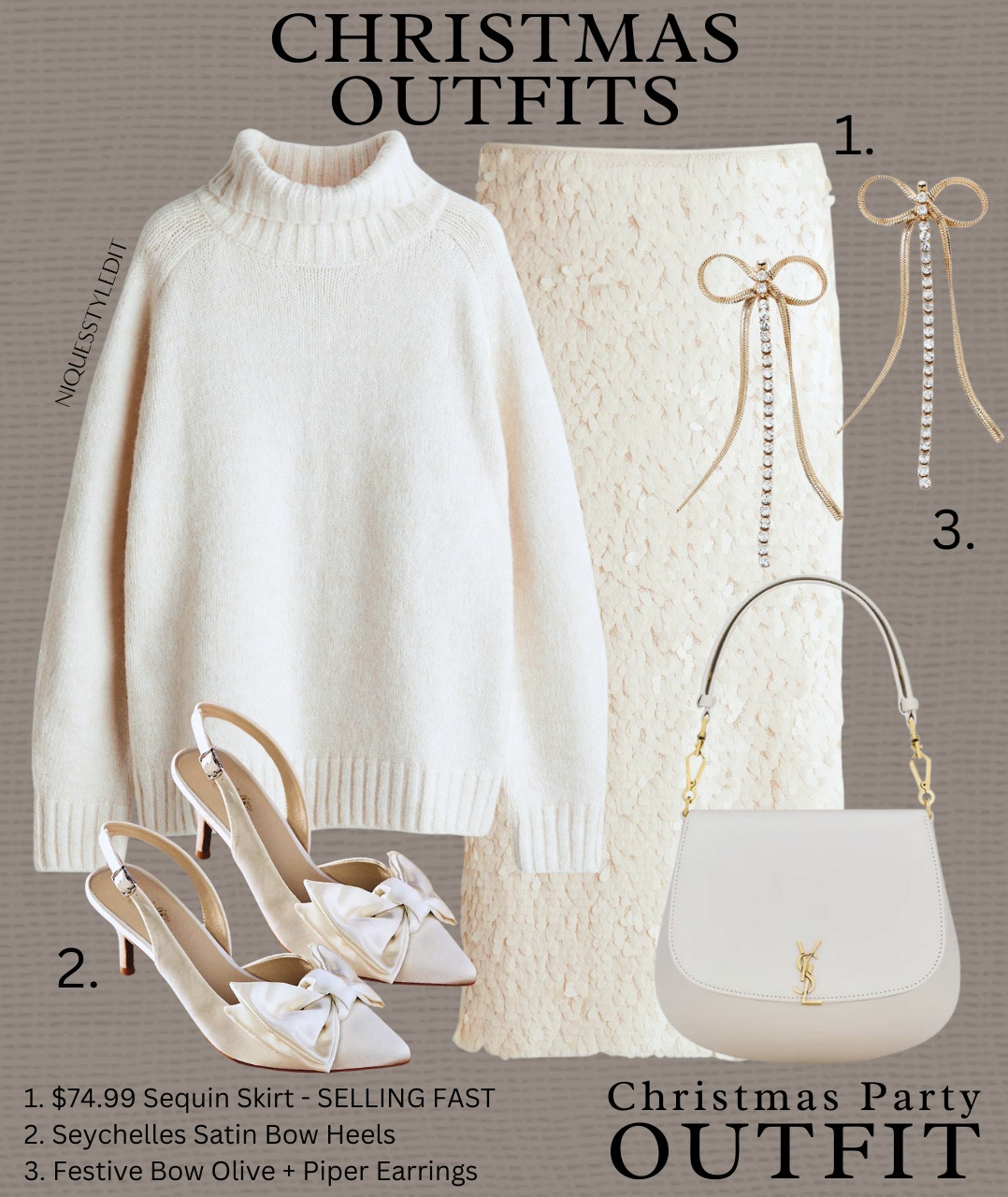 🎄✨What to Wear to Sleigh this Christmas Season:✨❄️ 3 stunning cream holiday looks you’ll love:

1️⃣ Sparkling Christmas Party Outfit✨
2️⃣ Outfit for a Christmas Market🎄
3️⃣ Chic Outfit for Ice Skating⛸️ 

#LTKpartywear #LTKwinter #LTKstyletip