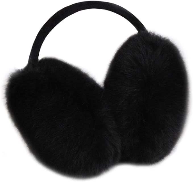 Earmuffs Ear Warmers For Women Winter Fur Foldable Ear Warmer | Amazon (US)