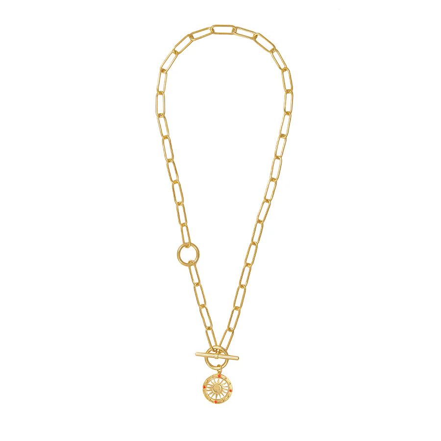 Solis Gold Toggle Necklace | Wanderlust + Co