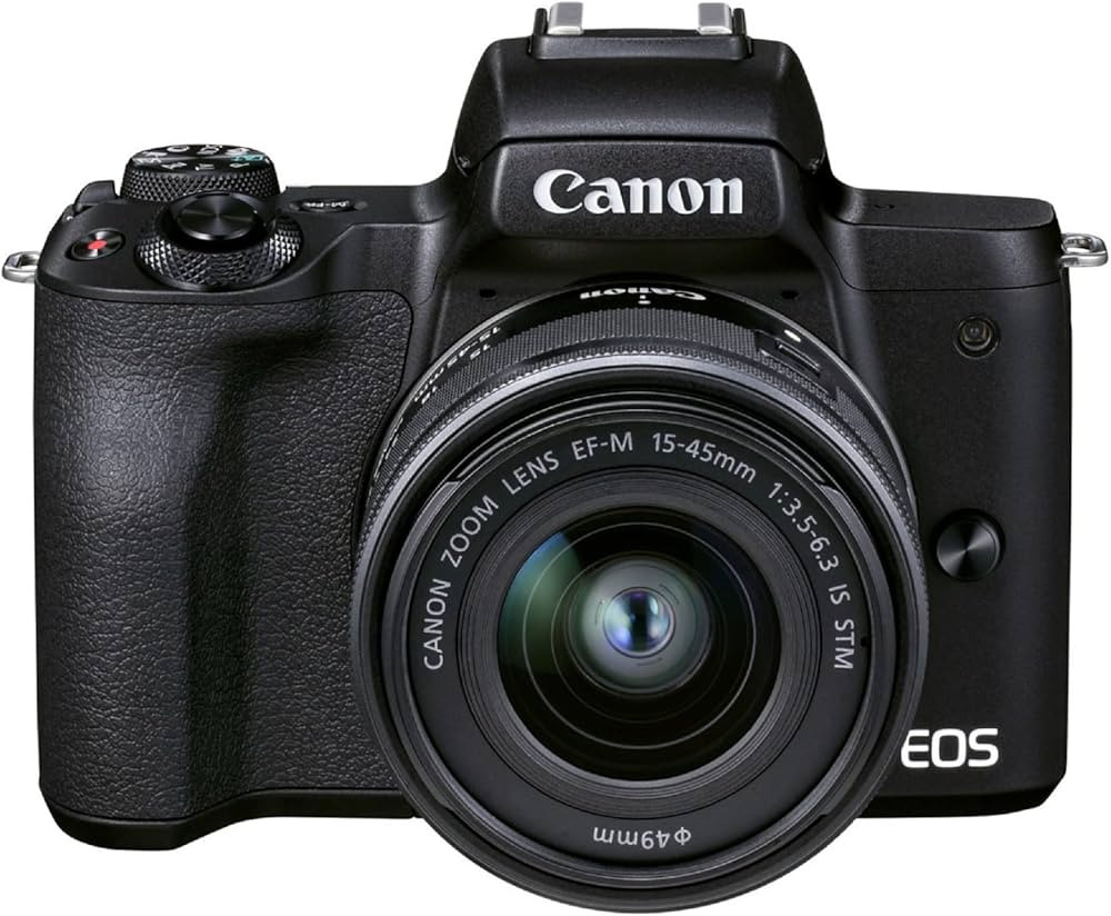 Canon EOS M50 Mark II + EF-M 15-45mm is STM Kit Black | Amazon (US)