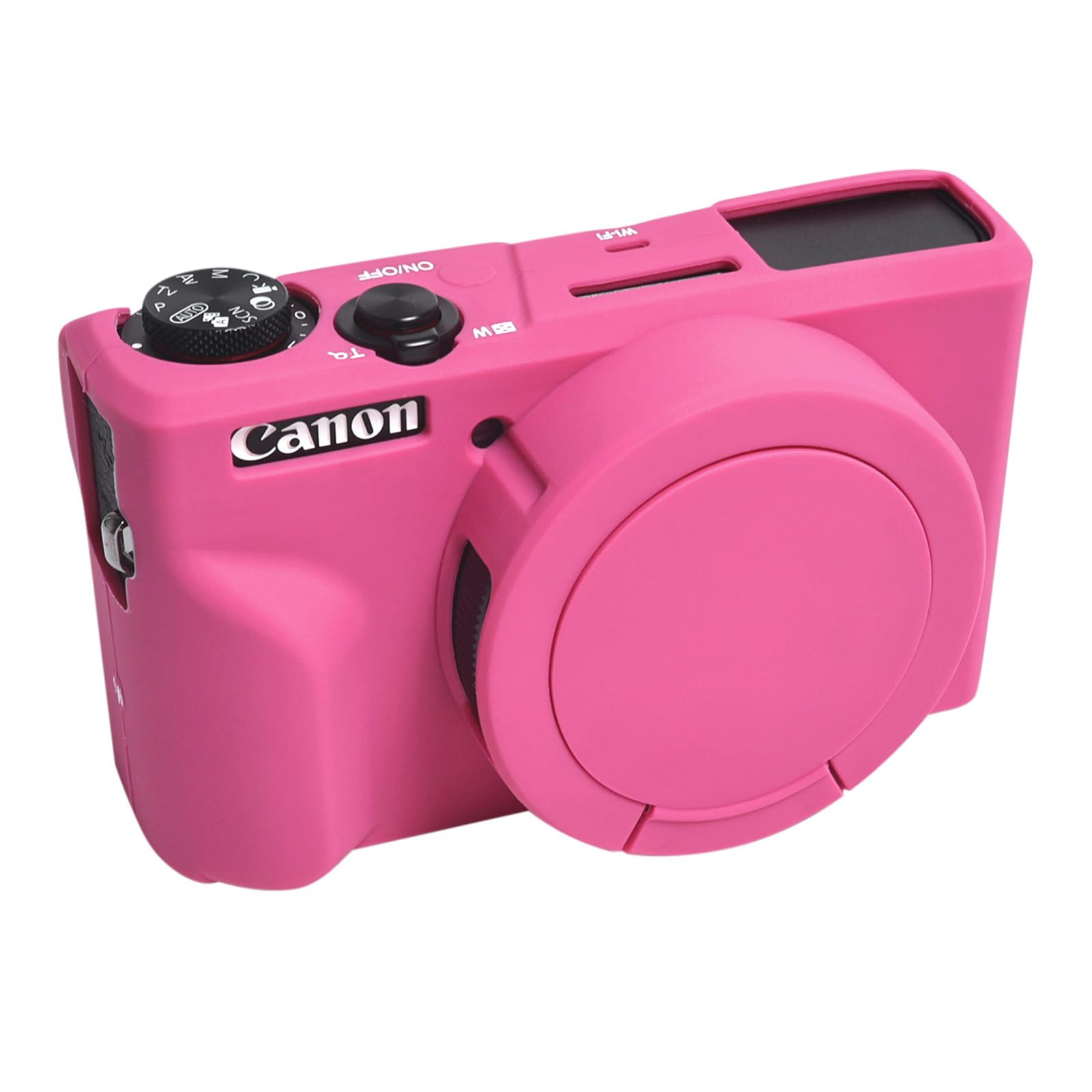 Camera Case for Canon Powershot G7 X Mark III Digital Camera, Silicone Soft Camera Case with Button Marker Removable Lens Cover Protective Body Skin for Canon G7X III DSLR Camera Rose | Amazon (US)