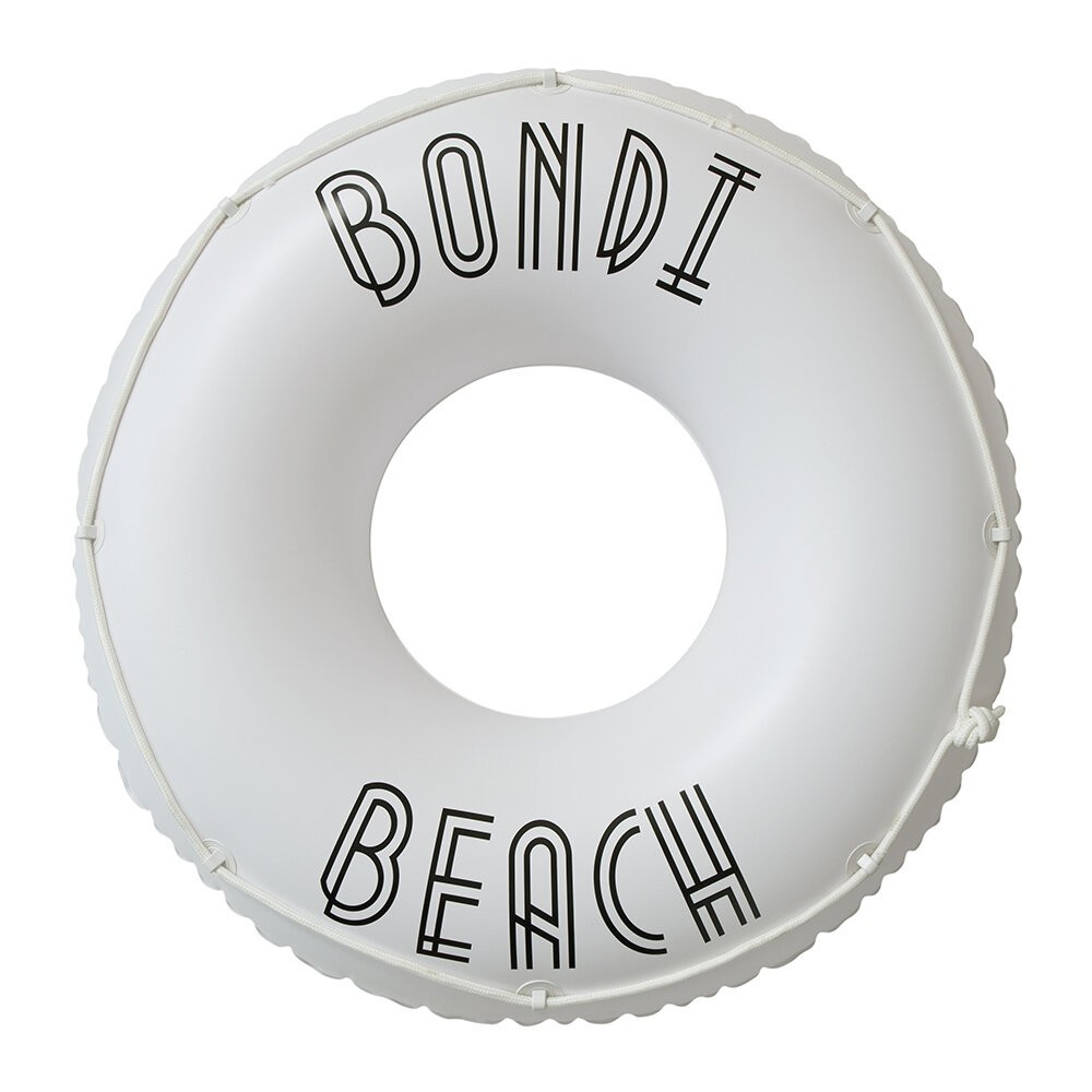 Bondi Inflatable Pool Ring - White | Amara (UK)