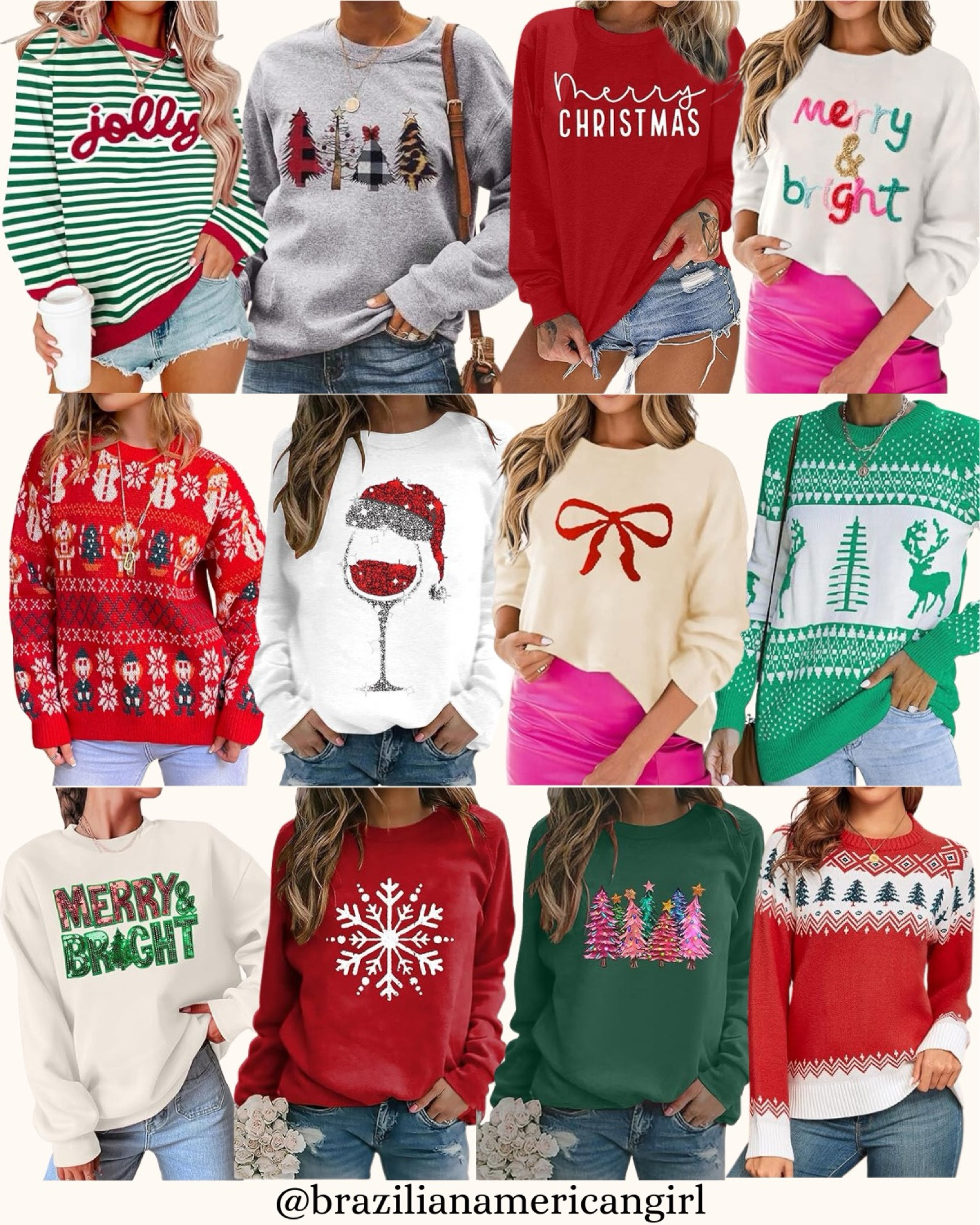 Amazon Christmas Sweaters

#LTKHoliday #LTKSeasonal #LTKStyleTip