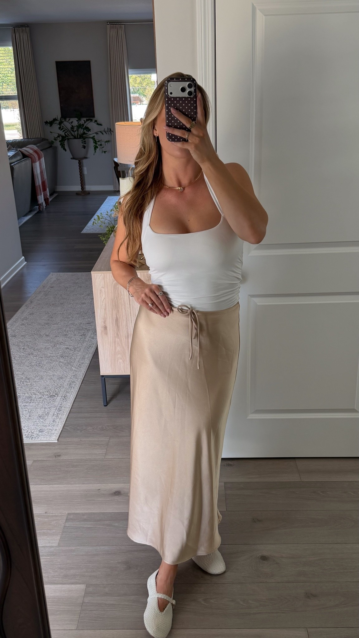 Summer outfit inspo #summeroutfit #skirtoutfit #satinskirt #outfitinspo #amazonfinds

#LTKootd