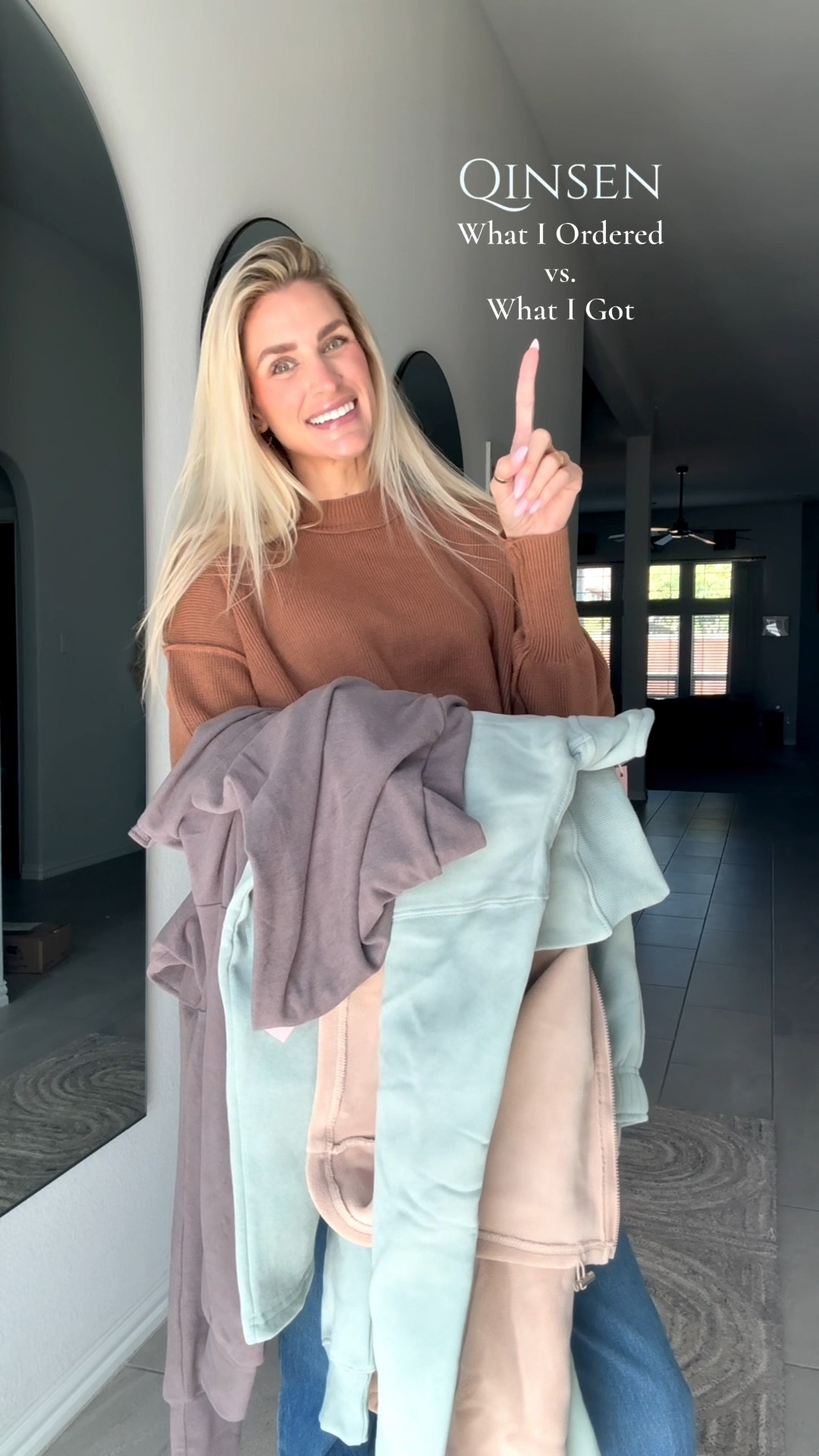 What I ordered vs what I actually got 👀🛍️

These cozy sets and knits did not disappoint — from soft fleece to cropped sweaters, every piece feels luxe, fits perfectly, and looks way more expensive than it is.

Lounge sets, caramel knits, and that sherpa jacket? 
Fall comfort level: ✨expert✨

Which one’s your fave? 🤎

#qinsen #amazonmusthaves #loungesets #comfy 

#LTKSeasonal #LTKHoliday #LTKSaleAlert 

#LTKCyberWeek #LTKGiftGuide #LTKTall