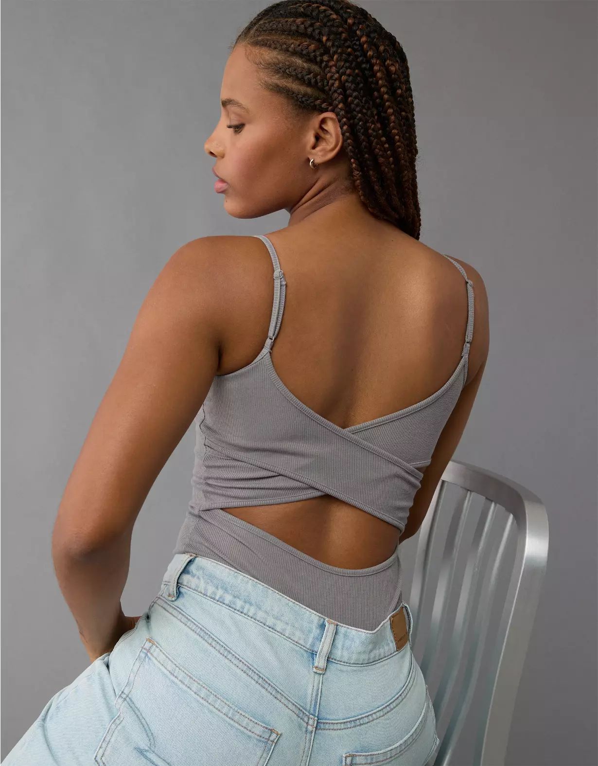 AE Cami Cross Back Bodysuit | American Eagle Outfitters (US & CA)