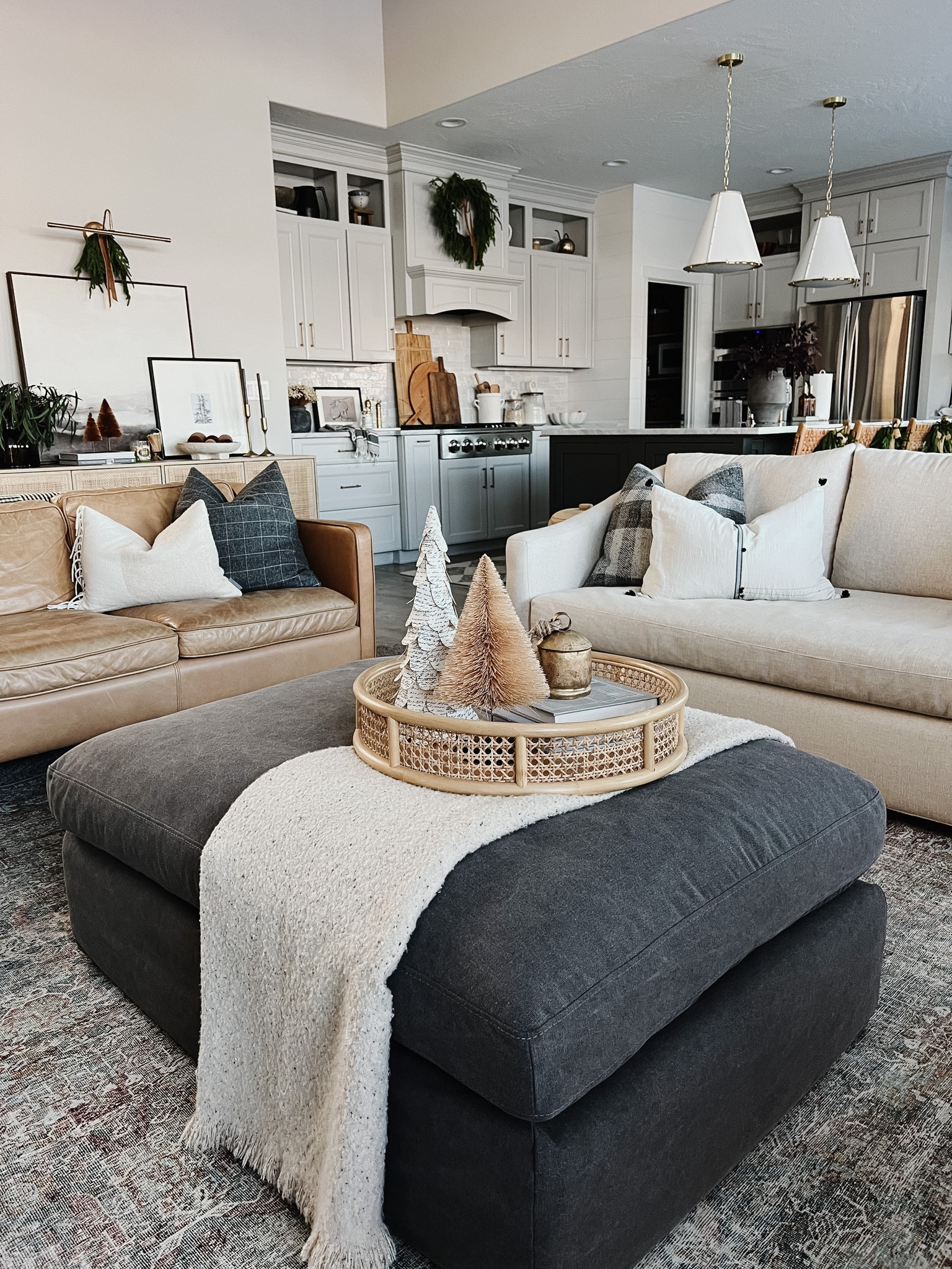 Christmas is one week away! Linking everything I can here!

Family room decor, ottoman, couches, lighting, pendants