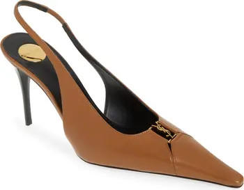 Saint Laurent Babylone Slingback Pump (Women) | Nordstrom | Nordstrom