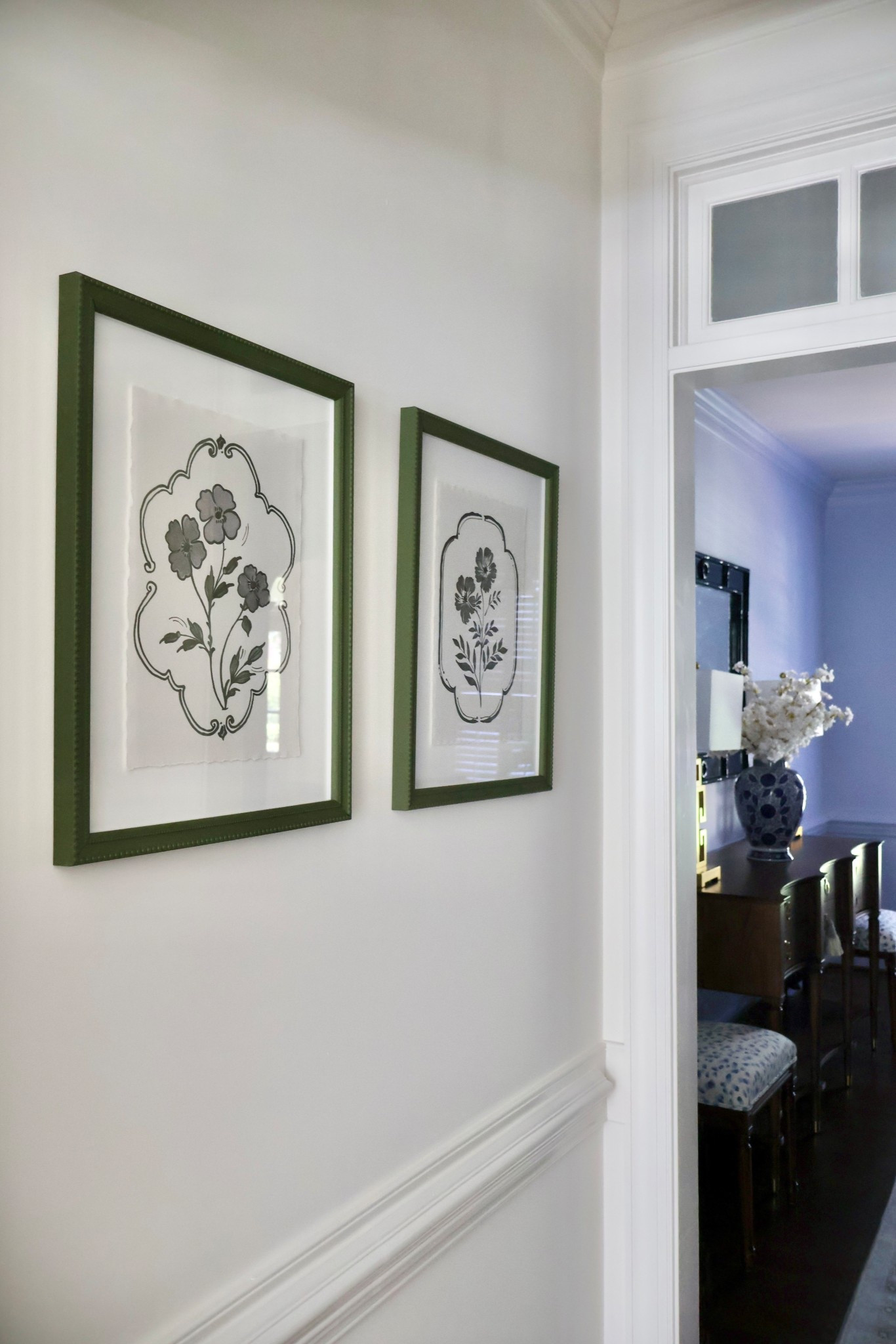 Green botanical framed prints from Target, Art, framed art, home decor, grandmillennial, preppy, blue and green decor 

#LTKFindsUnder100 #LTKHome