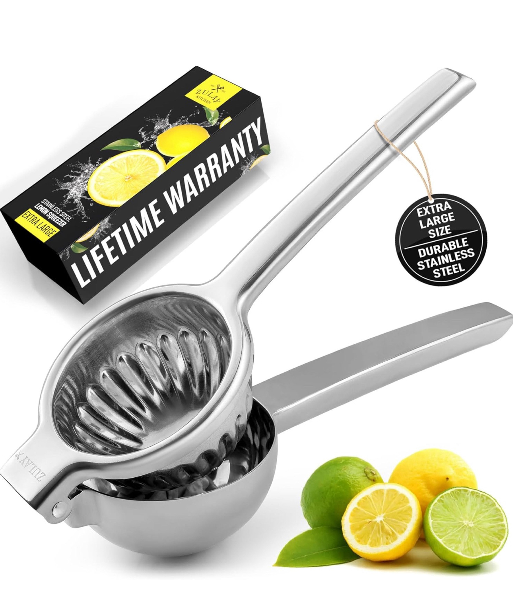 Stainless steel lime squeezer - Extra largee