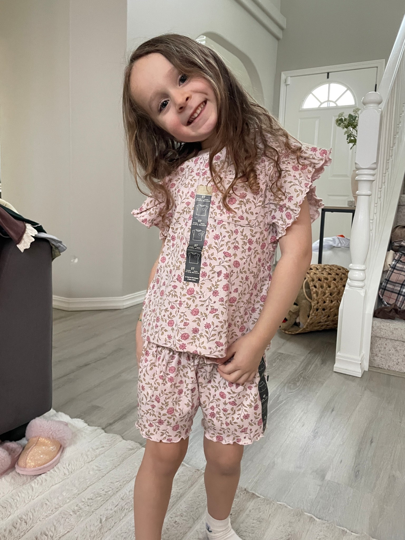 New toddler girl modern moments sets at Walmart are so cute 🌸🍓