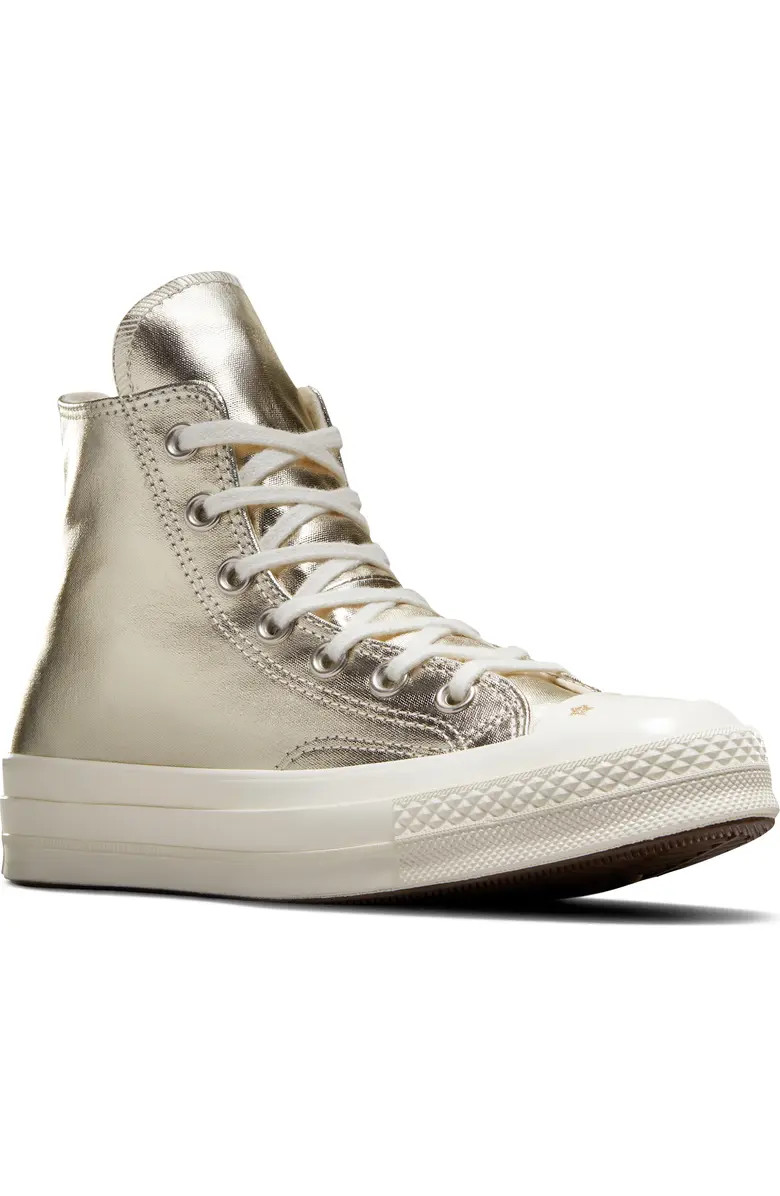 Converse Chuck Taylor® All Star® 70 Metallic High Top Sneaker (Women) | Nordstrom | Nordstrom